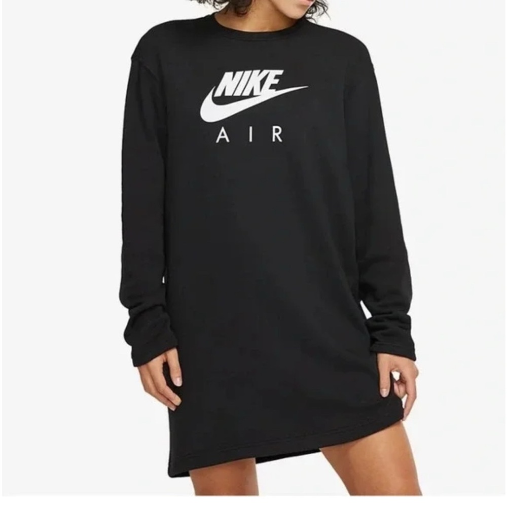 Nike Air Black Tee with White Logo